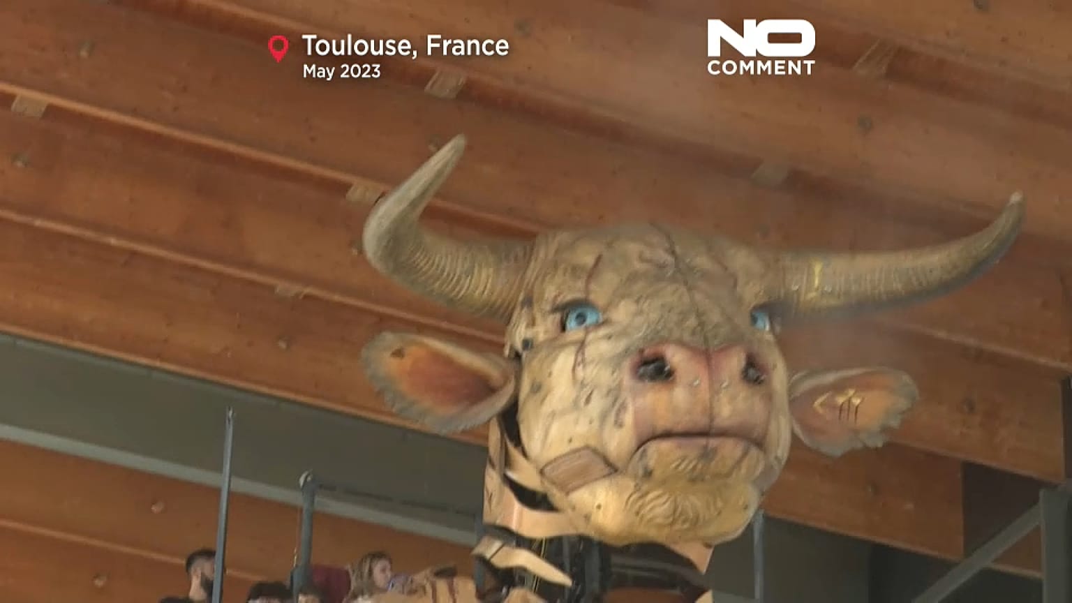 Asterion the Minotaur, a fifty-tonne giant made from steel and wood