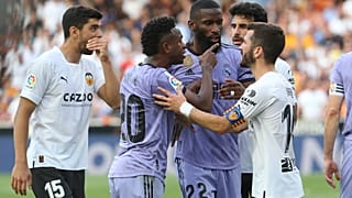Ο Βινίσιους στον αγώνα με την Βαλένθια