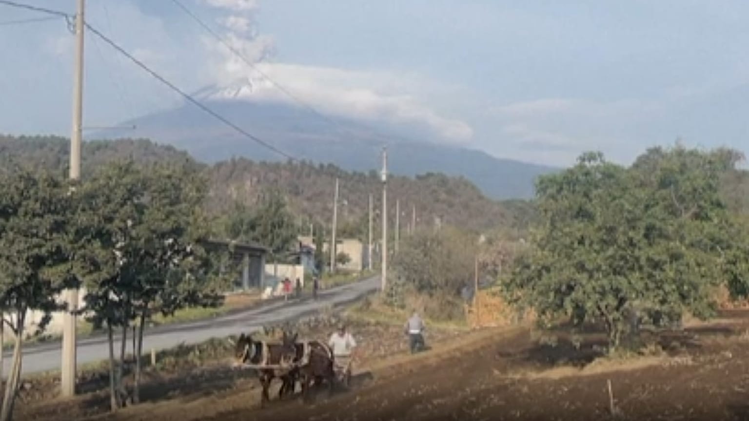 Il vulcano Popocatepetl
