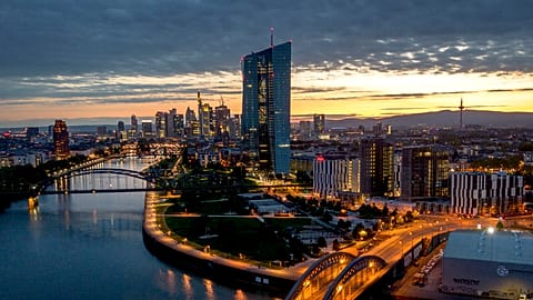 The European Central Bank (ECB) is pictured in Frankfurt, Germany, Friday, May 19, 2023.