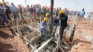 إطلاق مشروع تشييد مساكن في جرابلس للسوريين العائدين طوعا من تركيا. 2023/05/25