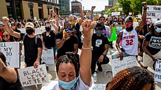 Black Lives Matter tüntetés - Minneapolis, 2020. június 3.