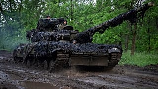 Ukrainischer Panzer bei Bachmut