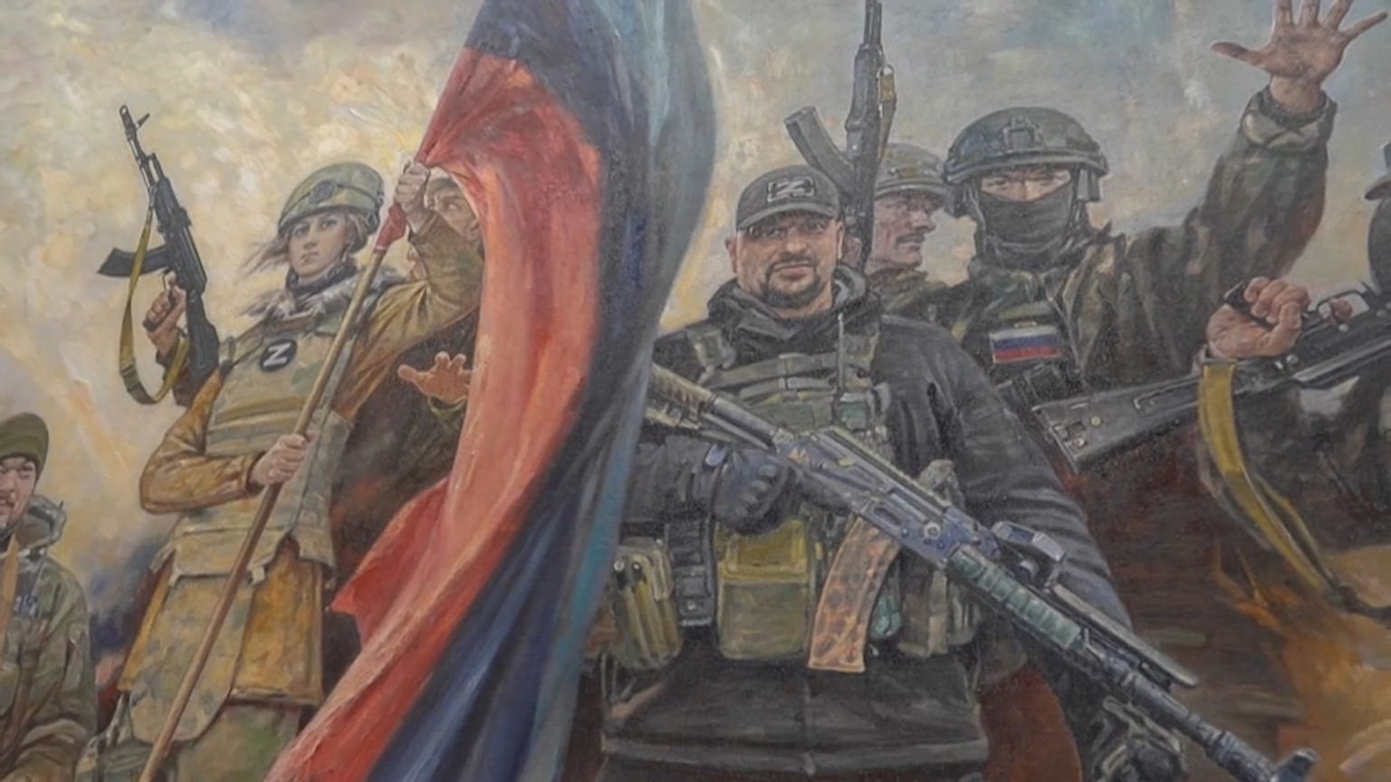 Un tableau à la gloire des soldats russes