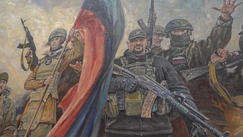 Un tableau à la gloire des soldats russes