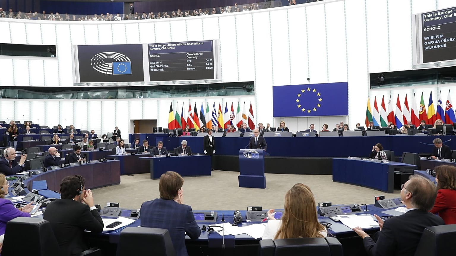 Az EP plenáris ülése Strasbourgban