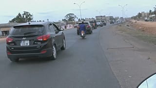 الموكب الذي انطلق نحو داكار
