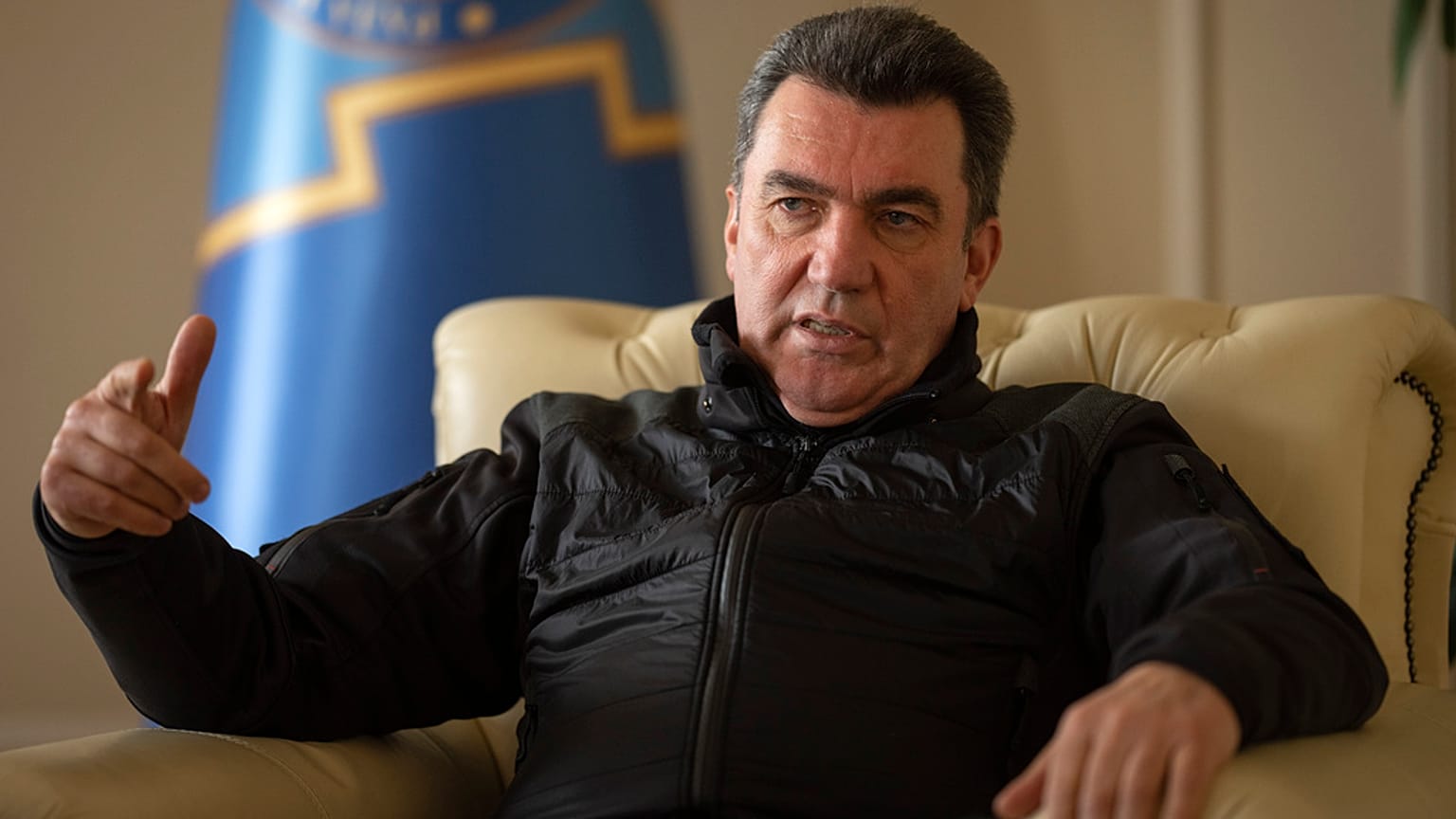 Oleksiy Danilov, az Ukrán Nemzetbiztonsági és Védelmi Tanács titkára