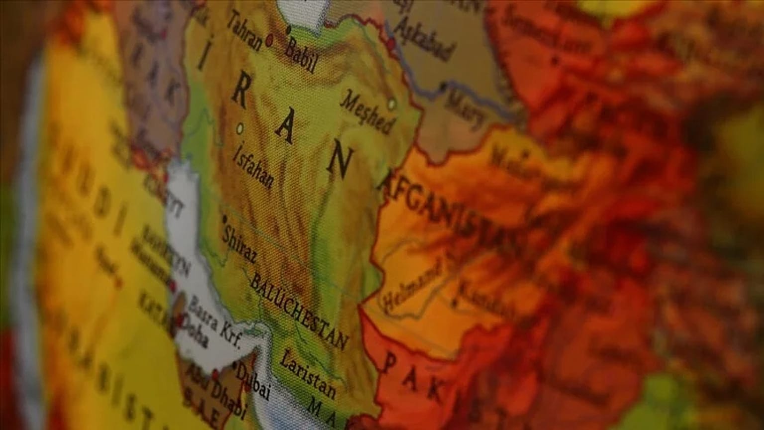 Afganistan - İran sınırı 