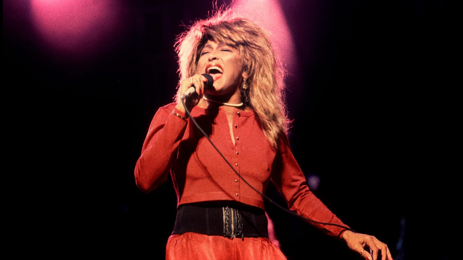 An icon for the ages - Tina Turner performing in Illionois, 1987