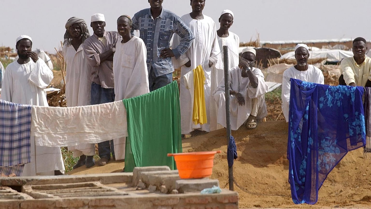 نازحون سودانيون في معسكر "أبو شوك" شمال دارفور
