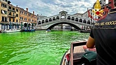 Bezöldült a Grand Canal