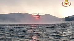 Suchaktion auf dem Laggo Maggiore in Norditalien