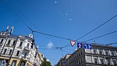 Работа ПВО над Киевом
