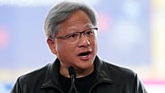 Nvidia Co-founder, President, and CEO Jensen Huang speaks at the Taiwan Semiconductor Manufacturing Company facility under construction in Phoenix, Tuesday, Dec. 6, 2022.