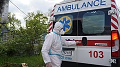 Healthcare workers in Ukraine have been praised as heroes. 