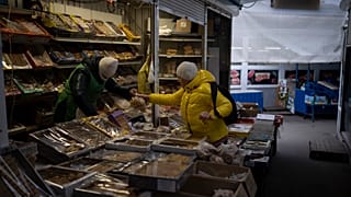 Рынок в Киеве. Январь 2023 года