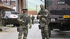 Les soldats de maintien de la paix de l'Otan au Kosovo