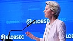 Ursula von der Leyen delivered a keynote speech at the GLOBSEC conference in Bratislava.