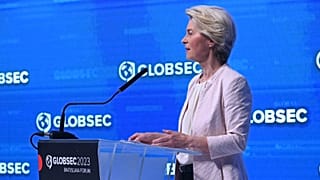 Ursula Von Der Leyen s'est exprimé sur la guerre en Ukraine lors du Forum sur la sécurité en Europe, en Slovaquie