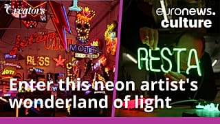 Marcus Bracey is a third-generation neon light artist, repairing and creating neon signs, which he shares with the world at God's Own Junkyard in London.
