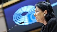 Η πρόεδρος της Γεωργίας