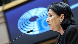 Η πρόεδρος της Γεωργίας