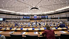Az Európai Parlament brüsszeli ülésterme