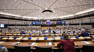 Az Európai Parlament brüsszeli ülésterme