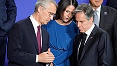 Conciliabolo a Oslo: Jens Stoltenberg, Annalena Baerbock e Antony Blinken. (1.6.2023)