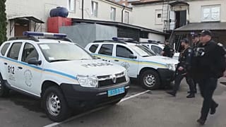 Rendőrök Odesszában, 2023- május 25-én