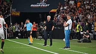 Ο Ζοζέ Μουρίνιο στον τελικό του Europa League