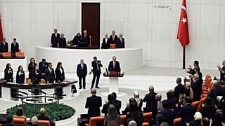 أردوغان خلال قسم اليمين