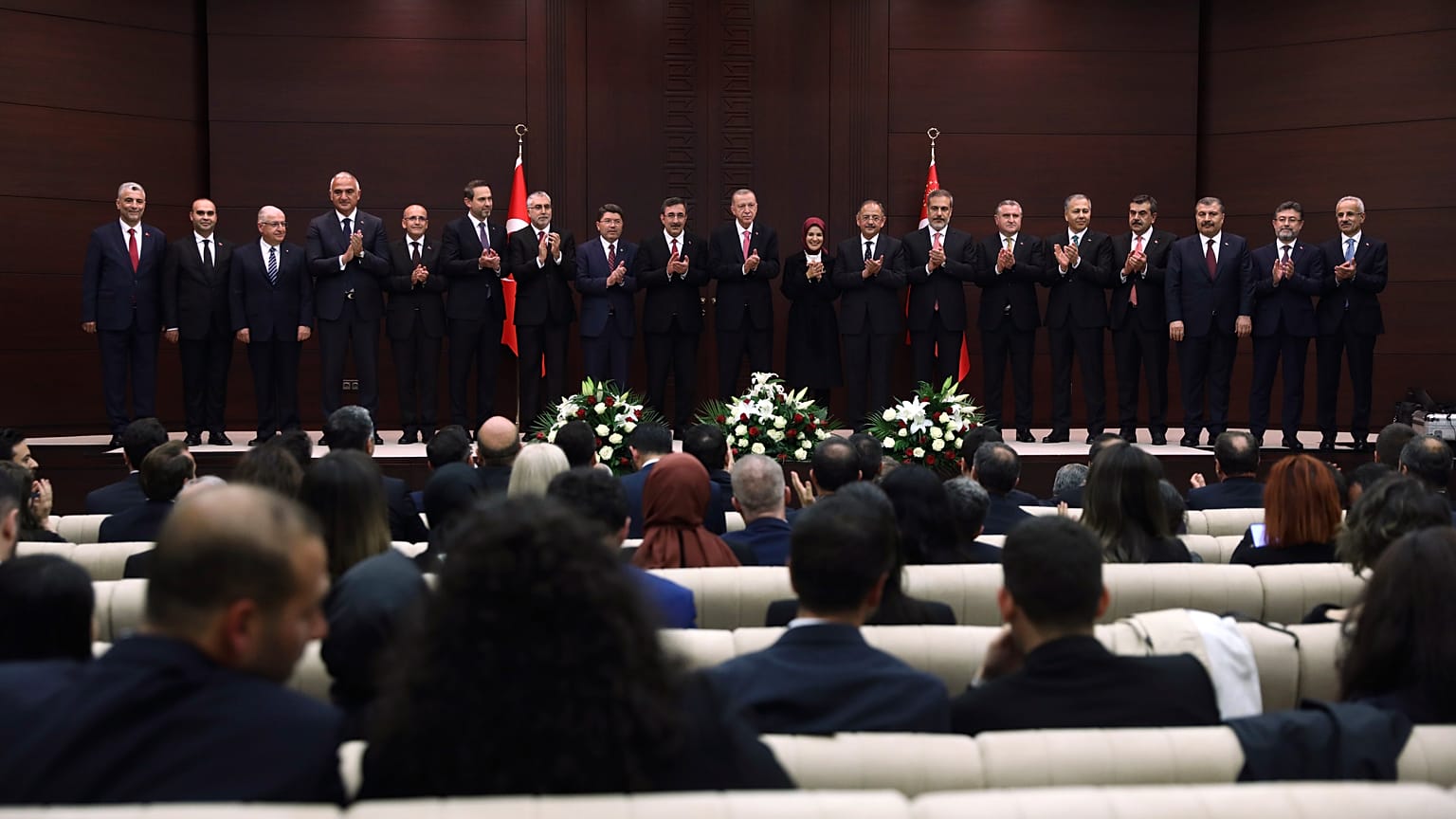 الرئيس التركي رجب طيب أردوغان يهرض حكومته الجديدة 03/06/2023