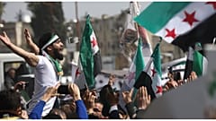 مظاهرة للمعارضة السورية في إدلب 
