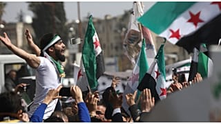 مظاهرة للمعارضة السورية في إدلب 