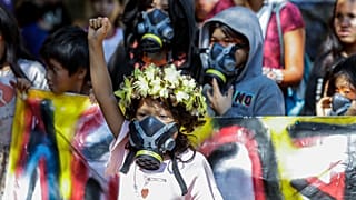 Manifestation d'indigènes à Sao Paulo, le 4 juin 2023
