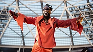 Afrobeats superstar Burna Boy performs in London
