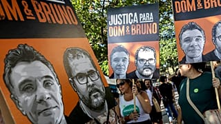 Familiares e amigos de Dom Phillips e Bruno Pereira clamam por Justiça, no Rio de Janeiro