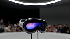 Sieht wie eine Skibrille aus, die neue "Vision Pro"