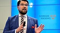 Jimmie Åkesson, a Svéd Demokraták vezetője