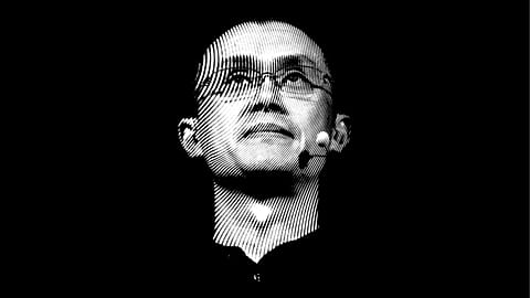 Changpeng Zhao, Co-founder & CEO, Binance at Centre Stage during the opening night of Web Summit 2022 at the Altice Arena in Lisbon, Portugal.