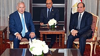 السيس ونتنياهو أرشيف أ ف ب 2018 