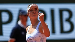 La tenista ucraniana Svitolina durante su encuentro contra la bielorrusa Sabalenka