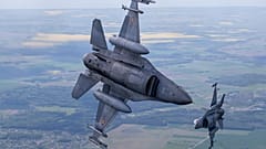 F-16 ВВС Португалии, участвующие в миссии НАТО по патрулированию воздушного пространства Балтии, 22 мая 2023