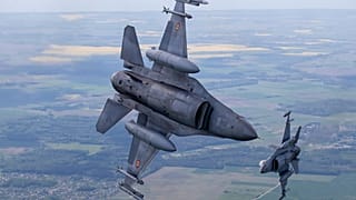F-16 ВВС Португалии, участвующие в миссии НАТО по патрулированию воздушного пространства Балтии, 22 мая 2023