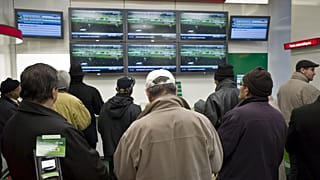 A sports betting shop in Lyon, France, in 2012. Since then, the gambling industry has grown its presence online.