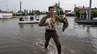 Allagamenti a Kherson
