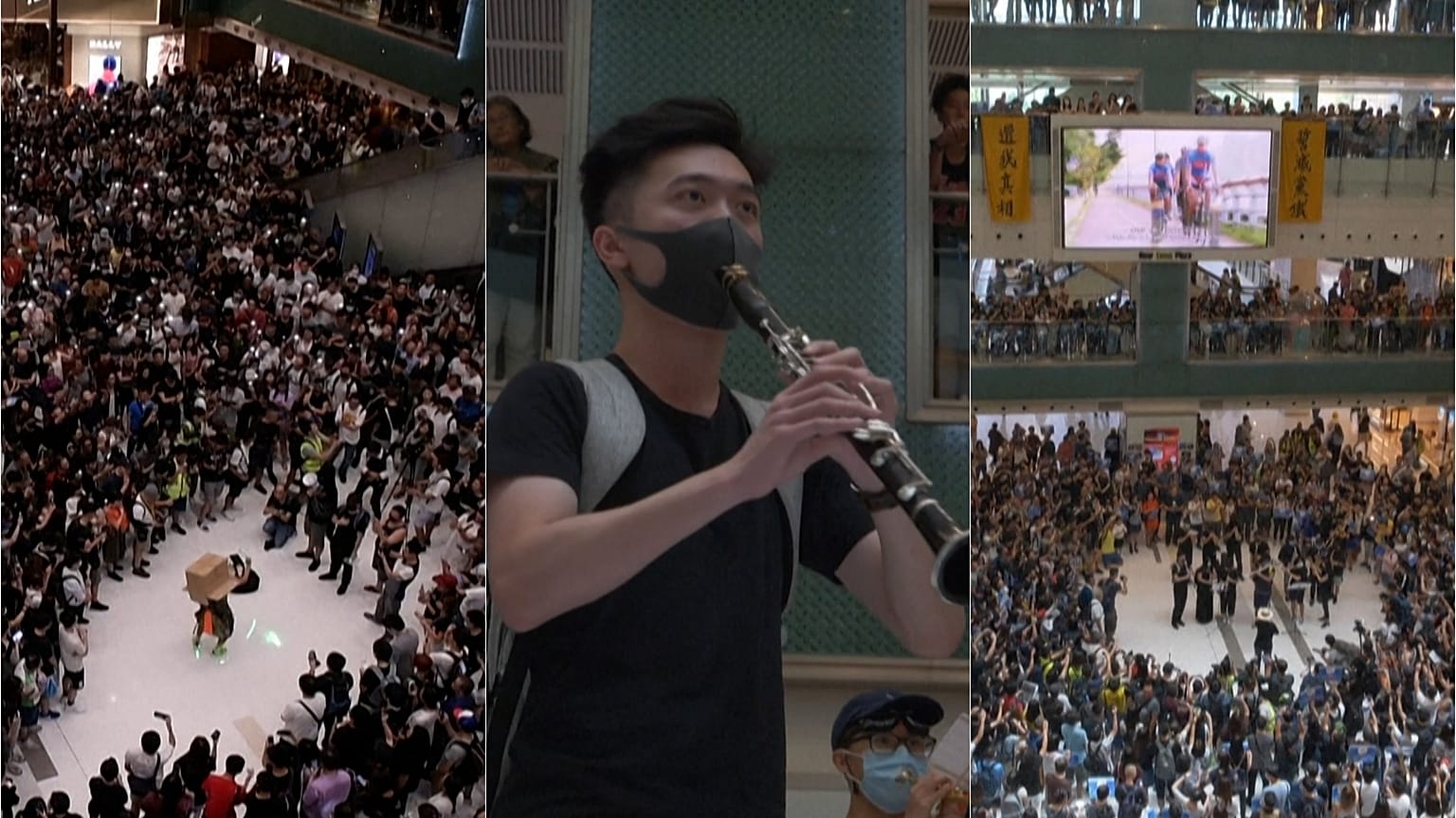 Hong Kong's government said it had asked the city's high court to ban the song "Glory to Hong Kong", an anthem born out of huge pro-democracy protests in 2019.