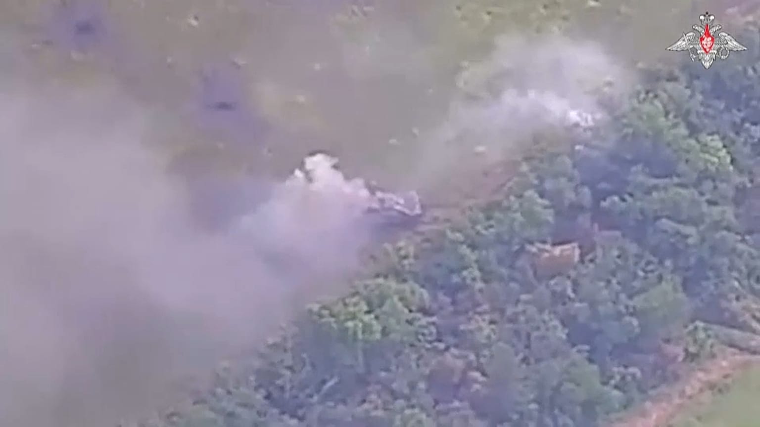 Combates en Zaporiyia. Imagen del Ministerio de Defensa de Rusia